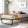 ZINUS Bettgestell Lorelei, moderner Bettrahmen mit integriertem Lattenrost, Gästebett (Packung, 1-tlg, Metallbett, Schwarz, 90x200 cm), Kinderleichter Aufbau, EcoFriendly Packaging, ohne Matratze Bild 5
