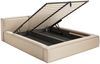 Selsey 'Tilves Slim'Polsterbett 160x200 mit Bettkasten und Lattenrost, Chenille, hellbeige Bild 4