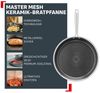 Tefal Bratpfanne Master Mesh, Edelstahl (1-tlg), HybridMesh-Technologie, mineralische Oberfläche, induktionsgeeignet Bild 3