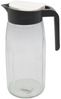 TSB Werk Wasserkrug Glaskaraffe Glas Karaffe Krug 1,45L Wasserkaraffe, Deckel, Glaskrug, Kanne, Saftkrug Bild 1