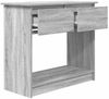 vidaXL Konsolentisch mit Schubladen Grau Sonoma 85,5x38,5x74,5 cm 861396 Bild 5