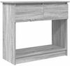 vidaXL Konsolentisch mit Schubladen Grau Sonoma 85,5x38,5x74,5 cm 861396 Bild 2