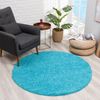 Sanat Hochflor-Teppich LOCA, rund, Höhe: 30 mm, Wohnzimmer, Langflor, Shaggy, Schlafzimmer Bild 4