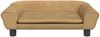 vidaXL Kindersofa 70 x 45 x 26 cm Samt, Braun Bild 3