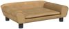 vidaXL Kindersofa 70 x 45 x 26 cm Samt, Braun Bild 2