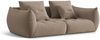 Micadoni Sofa Bloom 3-Sitzer Samt Hellbraun Bild 2