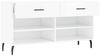 vidaXL Schuhbank Hochglanz-Weiß 102x35x55 cm Holzwerkstoff 829758 Bild 5