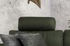 KAWOLA Sofa LOLA Ecksofa XL Leder moosgrün mit motorischer Relaxfunktion Recamiere links 84 x 178 x 304 cm Bild 5