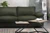 KAWOLA Sofa LOLA Ecksofa XL Leder moosgrün mit motorischer Relaxfunktion Recamiere links 84 x 178 x 304 cm Bild 2