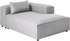 Linksseitige Chaiselongue BRANDE Grau Bild 4