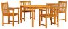 vidaXL Garten Essgruppe 5 pcs Braun Massivholz Akazie 3375646 Bild 2