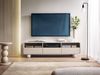 Bettso 'ALVION' RTV-Schrank mit Schubladen, Holzwerkstoff Kaschmir, 44x39x160 cm Bild 4