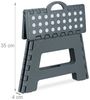 Relaxdays 10 x Klapphocker faltbar M dunkelgrau Bild 5