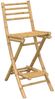 vidaXL 3-tlg. Outdoor-Bar-Set Klappbar Bambus 4108232 Bild 5