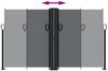 vidaXL Seitenmarkise Ausziehbar Schwarz 140x1200 cm 4004804 Bild 5