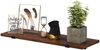 Songmics Wandregal 2er-Set, MDF braun-schwarz, 60 x 20 x 7 cm Bild 5