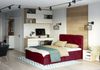 Boxspringbett MILTON 180x200 cm Rot Bild 2
