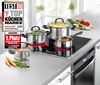 Karcher Topf-Set Mia 4-teilig, Edelstahl (4-tlg), inkl. 3 Glasdeckel, Induktion Bild 2
