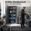STEELSØN 'Regulus' Aktenschrank, Metall, anthrazit, 175x40x80 cm, abschließbar, Metallschrank mit 5 Fächern, geeignet als Werkzeugschrank Bild 3