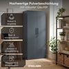 STEELSØN 'Regulus' Aktenschrank, Metall, anthrazit, 175x40x80 cm, abschließbar, Metallschrank mit 5 Fächern, geeignet als Werkzeugschrank Bild 2