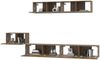 5-tlg. TV-Schrank-Set Räuchereiche Holzwerkstoff [3114435] Bild 4