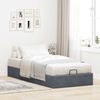 vidaXL Ottoman-Bett ohne Matratze Dunkelgrau 90x200 cm Samt 3310938 Bild 3