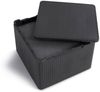 Dmora Loungeset für draußen Barrhead, Outdoor-Lounge mit Couchtisch, Terrassenset mit Kissen, 113x65 h74 cm, Anthrazit Bild 4