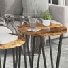vidaXL Beistelltisch-Set 2 pcs Geräucherte Eiche und Schwarz 869722 Bild 4