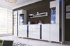JVmoebel Wohnwand Hochglanz Vitrine mit Sideboard für modernes Wohnzimmer, Made in Europa Bild 1