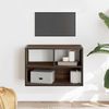 vidaXL TV-Schrank Braun Eiche 60x31x39,5 cm Holzwerkstoff und Metall 848918 Bild 3