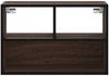 vidaXL TV-Schrank Braun Eiche 60x31x39,5 cm Holzwerkstoff und Metall 848918 Bild 4