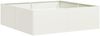 vidaXL Pflanzkübel Weiß 100x100x30 cm Stahl 860809 Bild 2