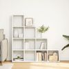 vidaXL Raumteiler-Bücherregal 4 Stufen Weiß 131,5x29x131,5 cm 857967 Bild 3