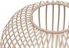 LED Tischleuchte mit Gitter Lampenschirm Beige, Höhe 28cm Bild 4