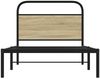 vidaXL Bettgestell ohne Matratze 90x200 cm Sonoma-Eiche Holzwerkstoff 4100251 Bild 4