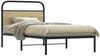 vidaXL Bettgestell ohne Matratze 90x200 cm Sonoma-Eiche Holzwerkstoff 4100251 Bild 1