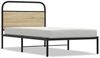 vidaXL Bettgestell ohne Matratze 90x200 cm Sonoma-Eiche Holzwerkstoff 4100251 Bild 2