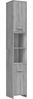 vidaXL Badezimmerschrank Grau Sonoma 30x30x183,5 cm Holzwerkstoff 815520 Bild 2
