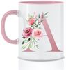 Unal Store Tasse Personalisierte Tasse mit Buchstabe von A bis Z Weihnachten Geschenke Bild 1