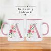Unal Store Tasse Personalisierte Tasse mit Buchstabe von A bis Z Weihnachten Geschenke Bild 2