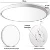 LMaxhome LED Deckenleuchte Ø23/30/40/50CM, Dimmbar Runde Ultra Dünn Deckenlampe 3 Farbtemperatur, 2 St, 24W~48W, 3000k/4000k/5000k, Memory Funktion, für Wohnzimmer Küche Büro Bild 4
