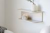 Wandregal >Botta< in Beige, MDF - 44x18x17,5cm (BxHxT) Bild 3