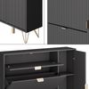 Schuhschrank Helge Schwarz 108 x 107.5 cm Vicco Bild 5