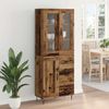 vidaXL Highboard Altholz 69,5 x 34 x 90 cm Holzwerkstoff 3402694 Bild 4