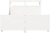 vidaXL Massivholzbett ohne Matratze Weiß 120x190 cm Kiefernholz 3306478 Bild 4