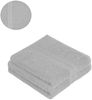 4 x Saunatuch 500 g/m² 80 x 200 cm Silber Bild 2