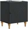 vidaXL Nachttisch 2 pcs Schwarz 43 x 34,5 x 50 cm Holzwerkstoff 894108 Bild 3