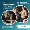 CASARIA® Kleiderständer Marmorsockel Schwarz Bild 5
