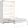Vente-unique - RAPILI Bett Holz, Platte Weiß - B 50 cm239,2 cm x H 225,2 cm x L 159 cm Bild 5