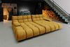 KAWOLA Big Sofa VIVIEN Velvet curry 85 x 178 x 296 cm Bild 2